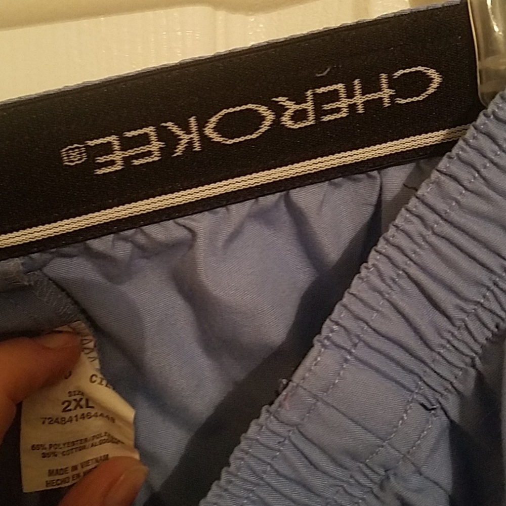 #0008 Cherokee Scrub Pants elastic waist